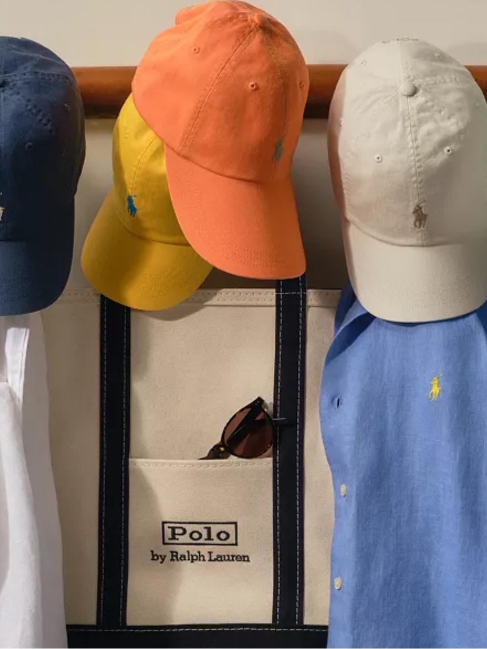 Polo Ralph Lauren Beige Men's Classic Chino Baseball Hat - Picture 3 of 12